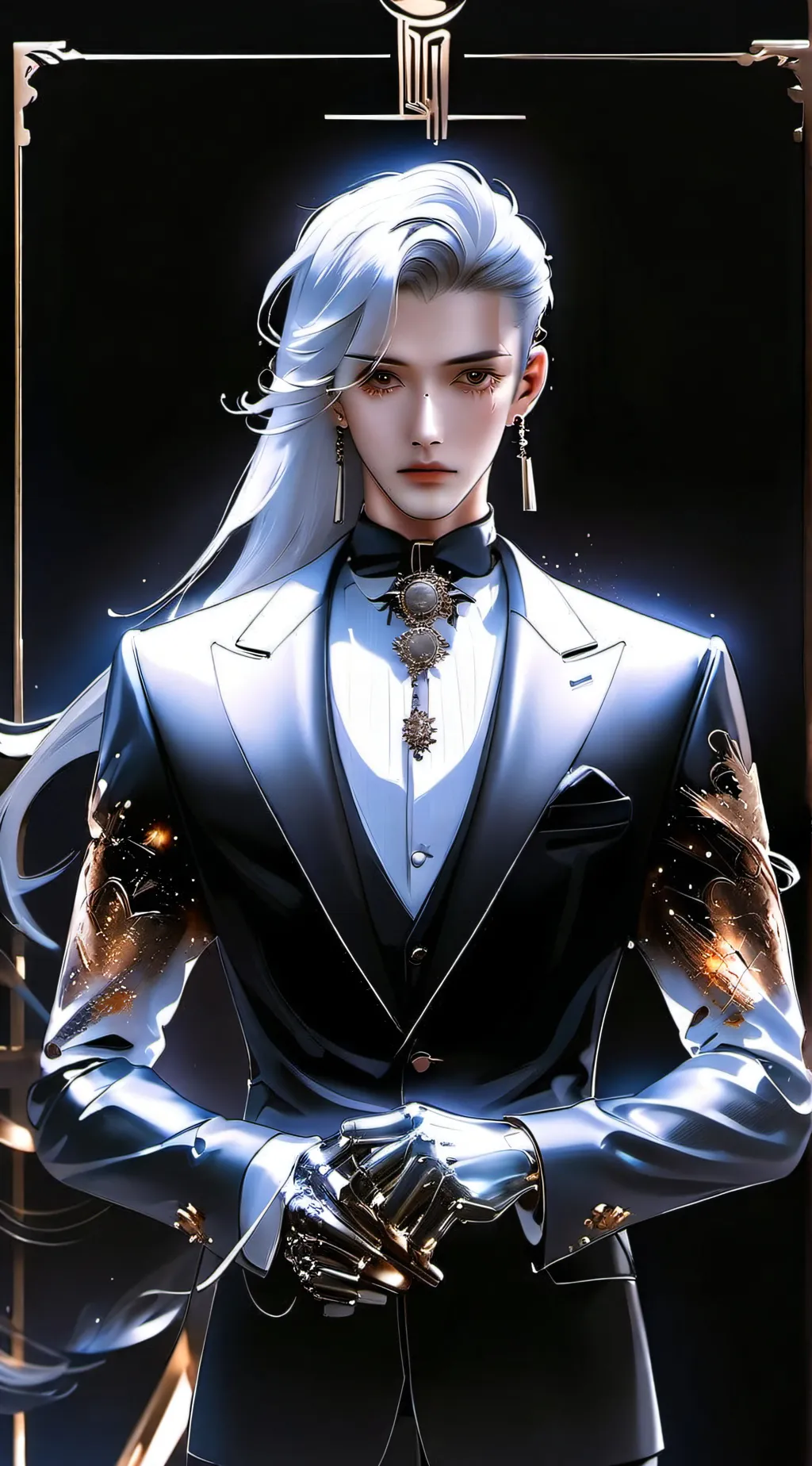 ai character: Terrace background