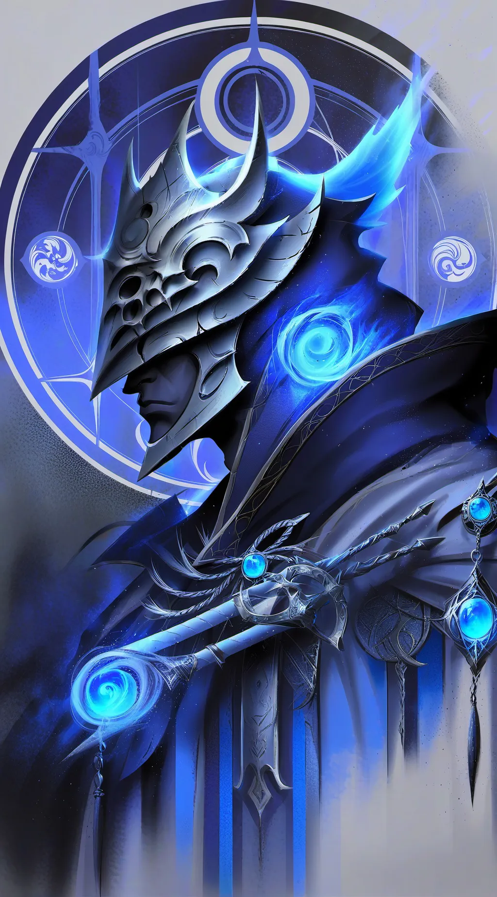 ai character: god of death. background