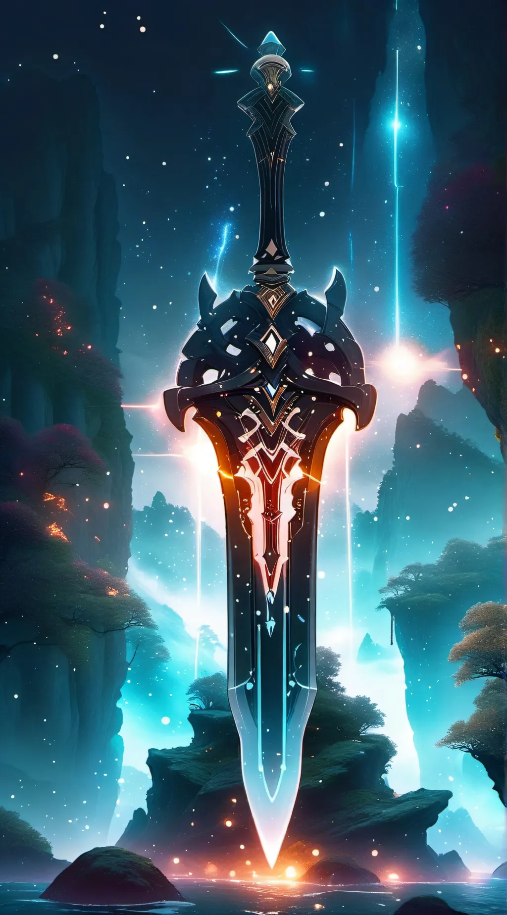 ai character: THE GODLY QUEST background