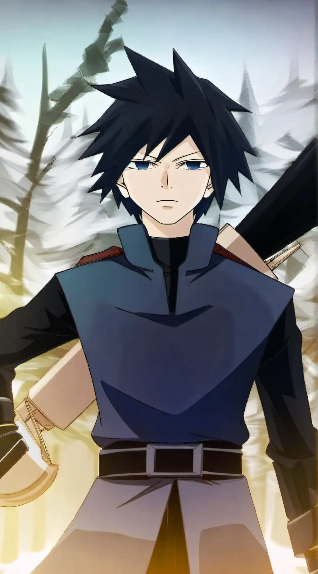 ai character: demon slayer background