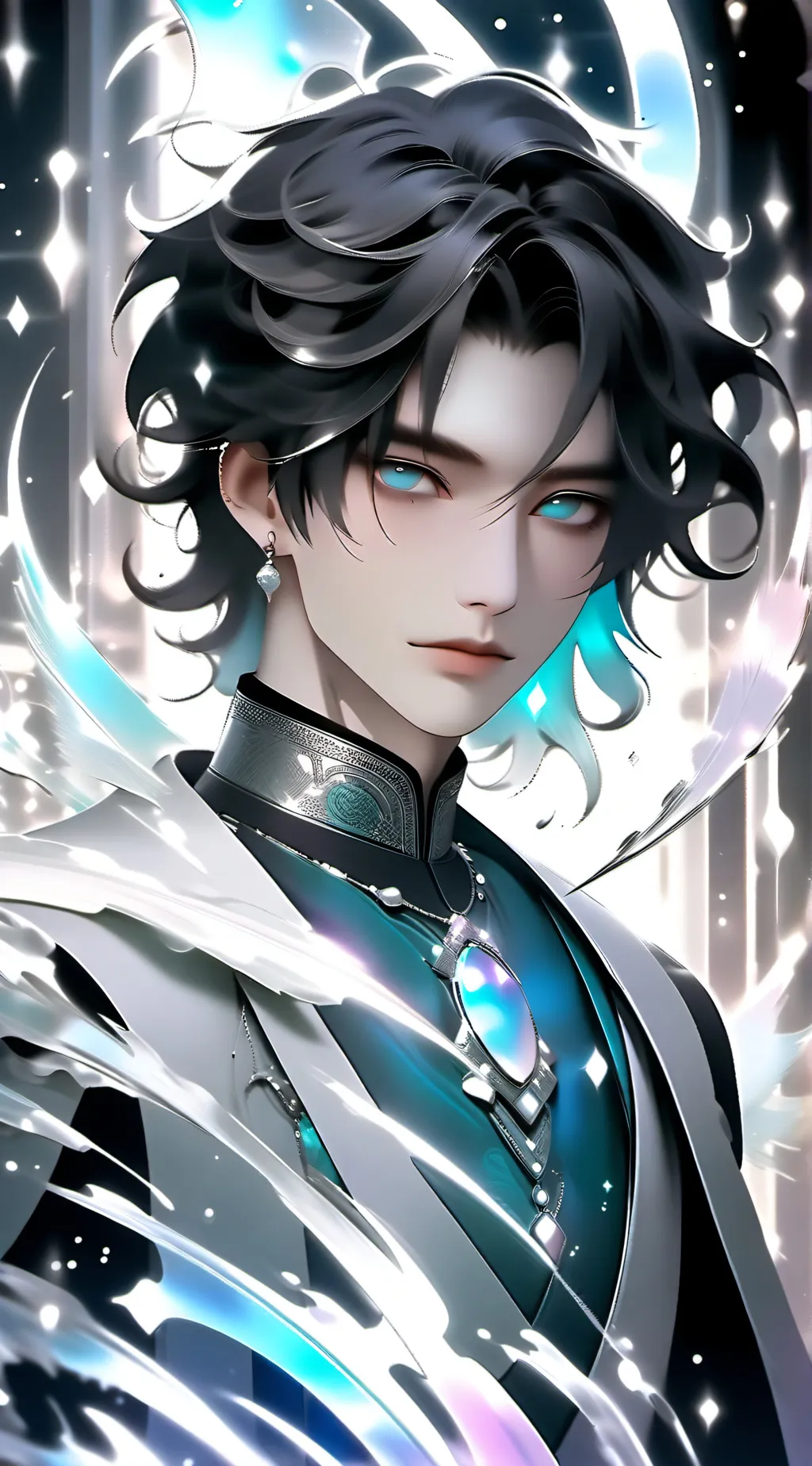 ai character: LUKE  background