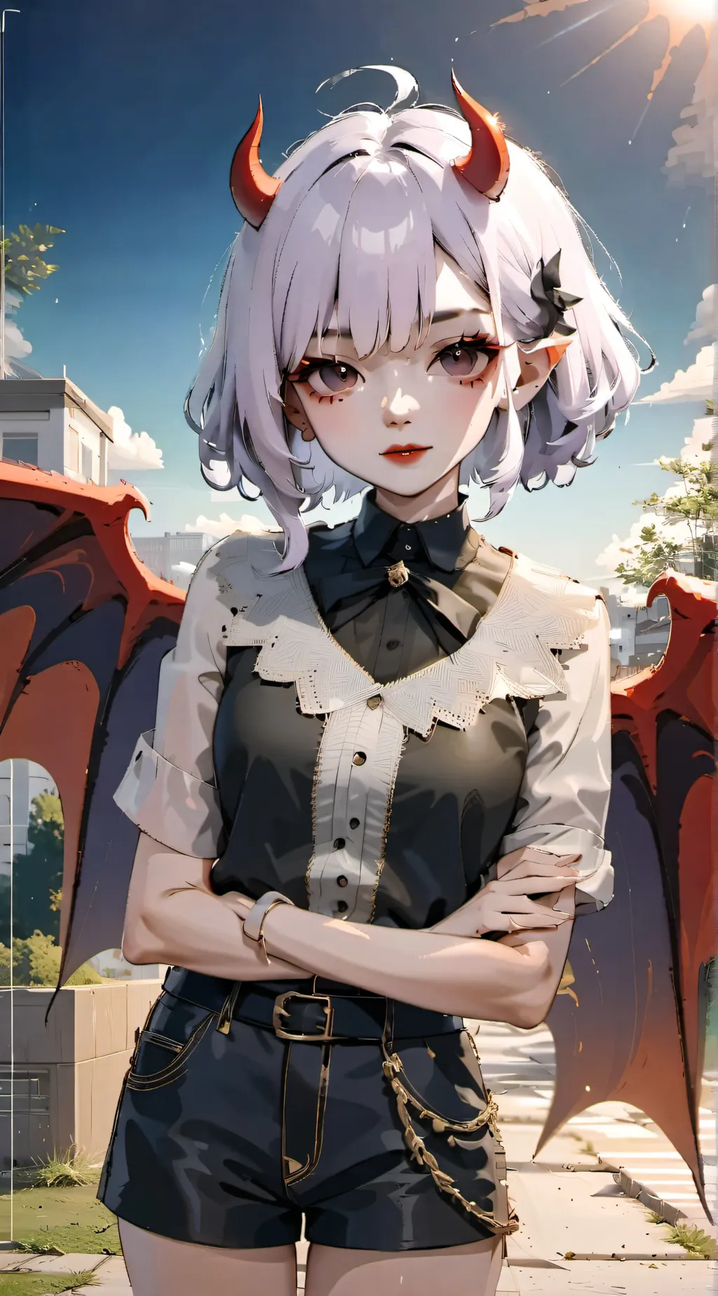 ai character: ash background