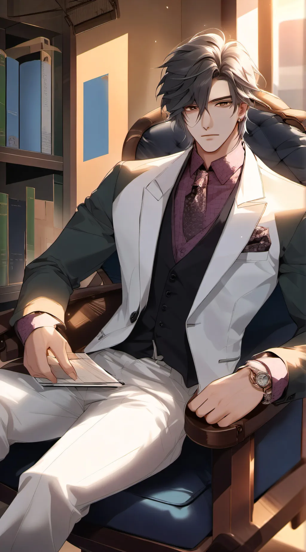 ai character: Ray background