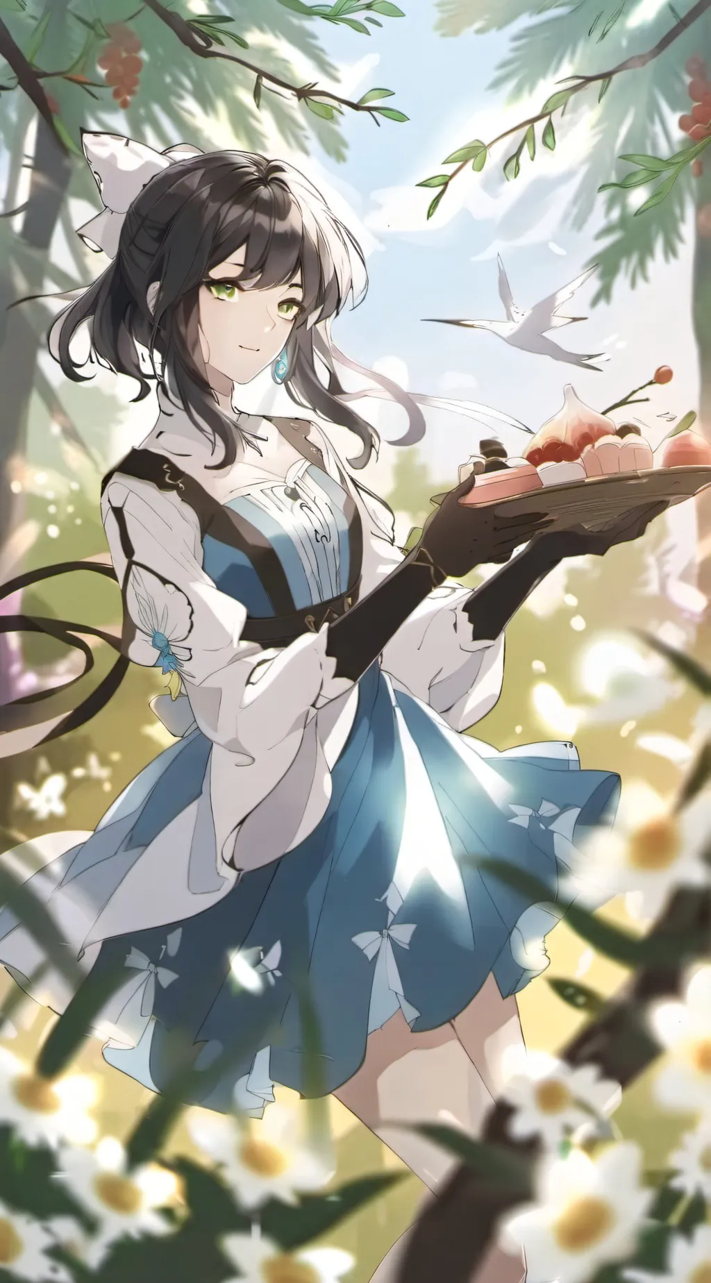 ai character: little sister background