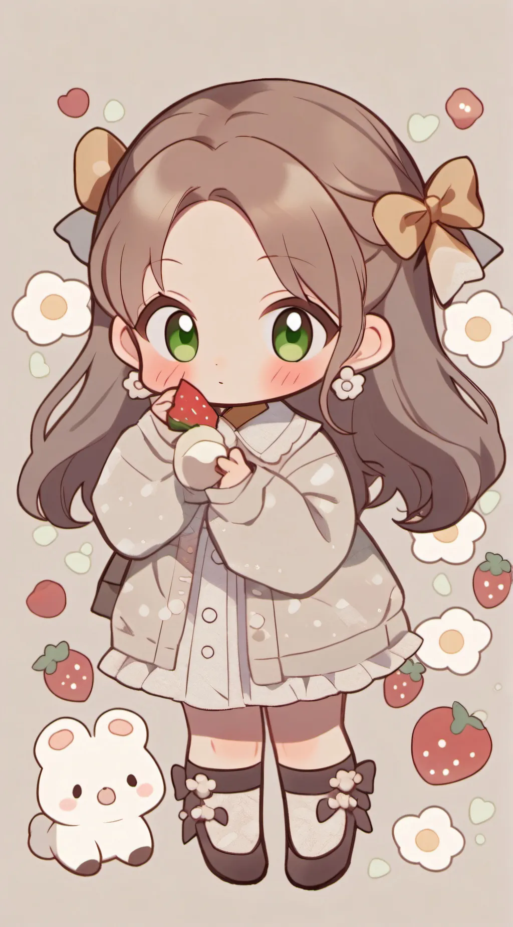 ai character: atumn background