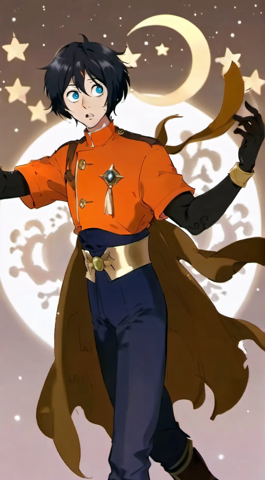 ai character: Saxophone background