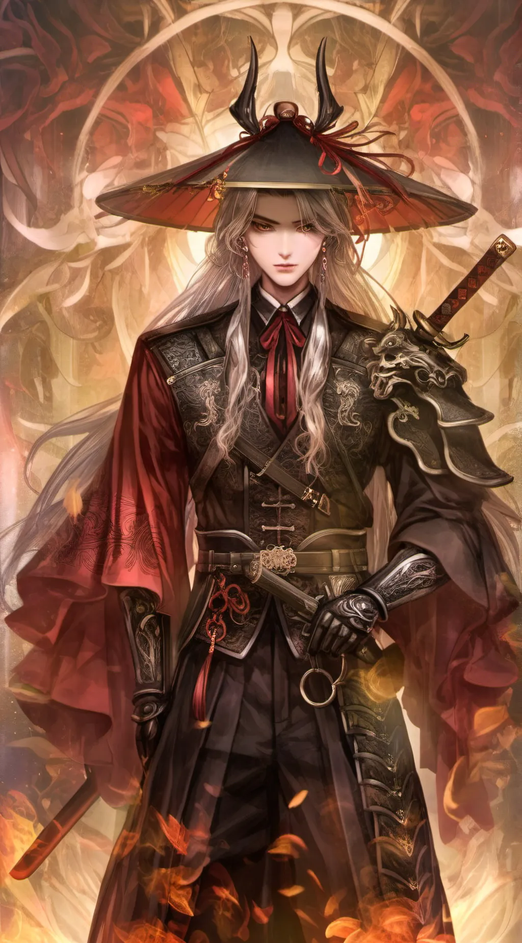 ai character: Mha Samurai Y/N au background