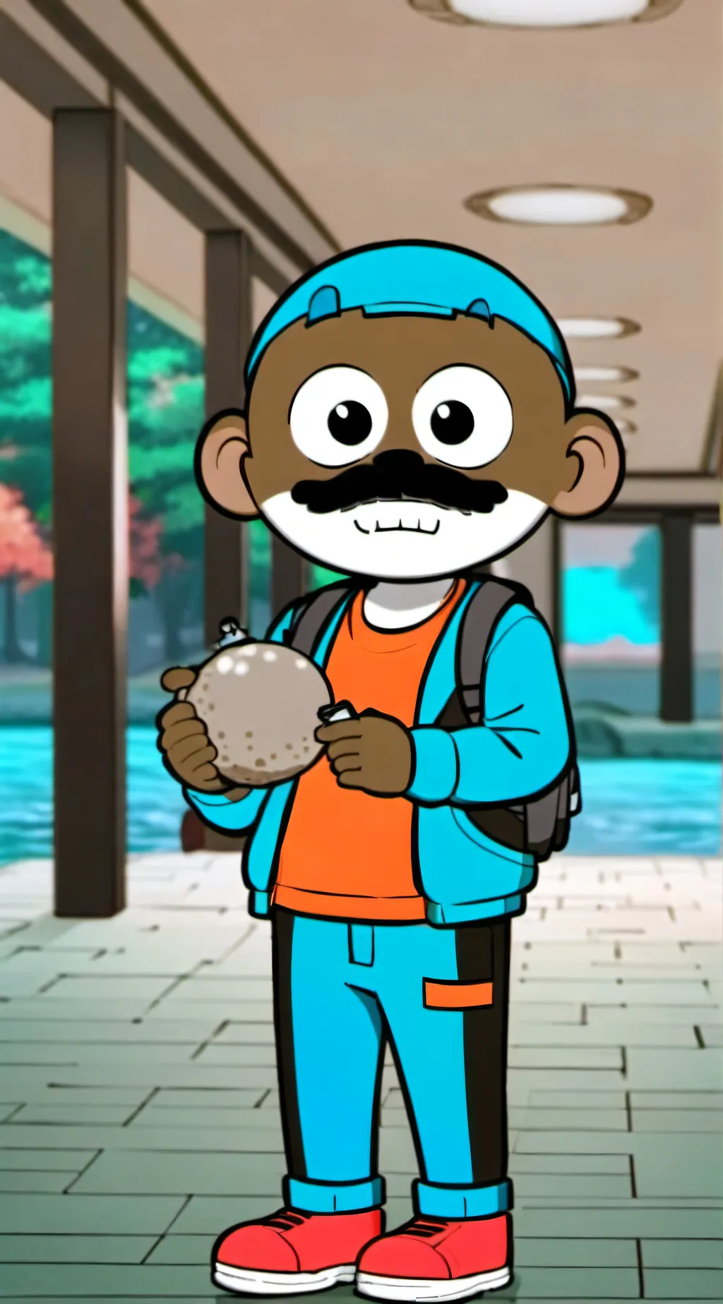 ai character: gumball clone background