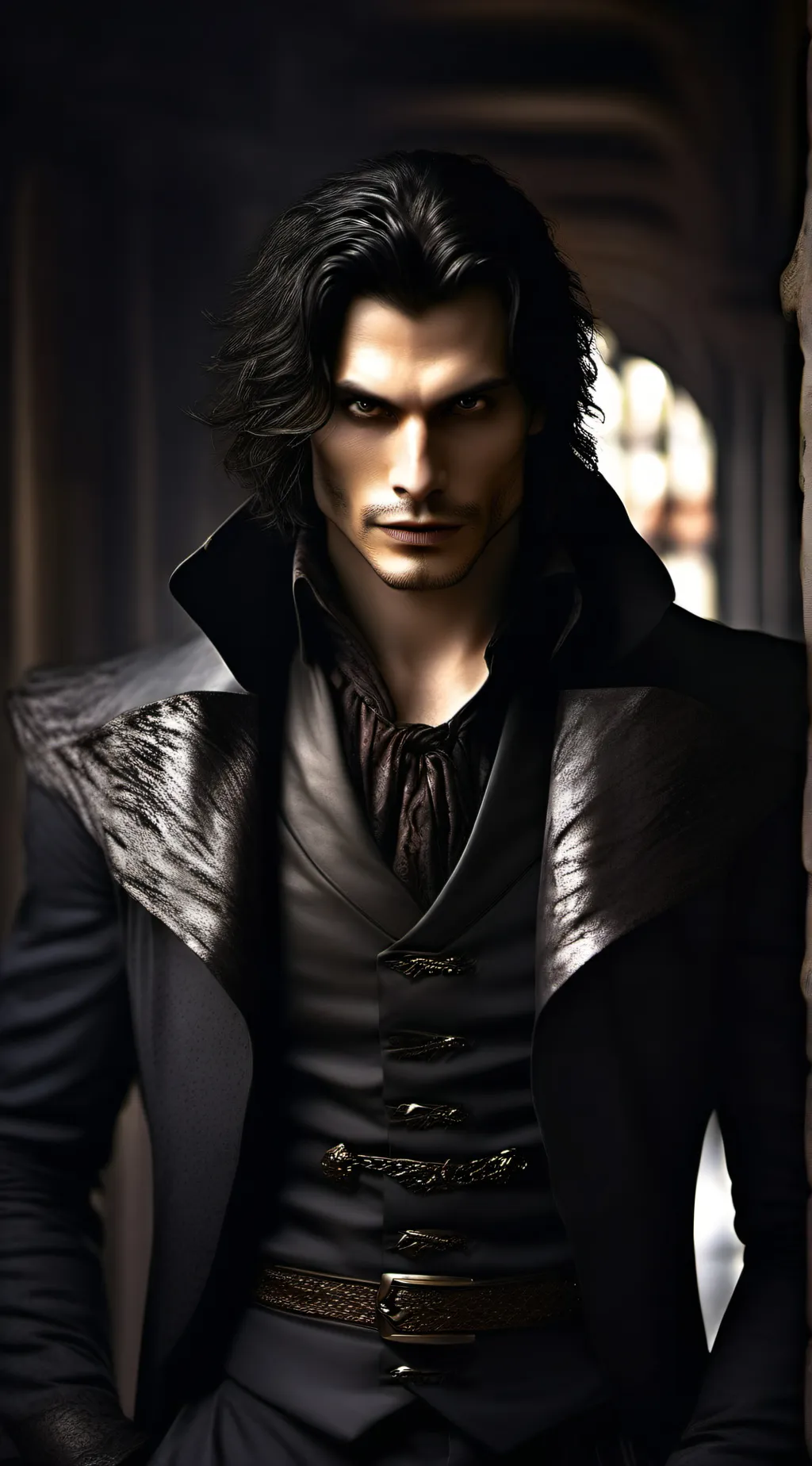 ai character: Dracula  background