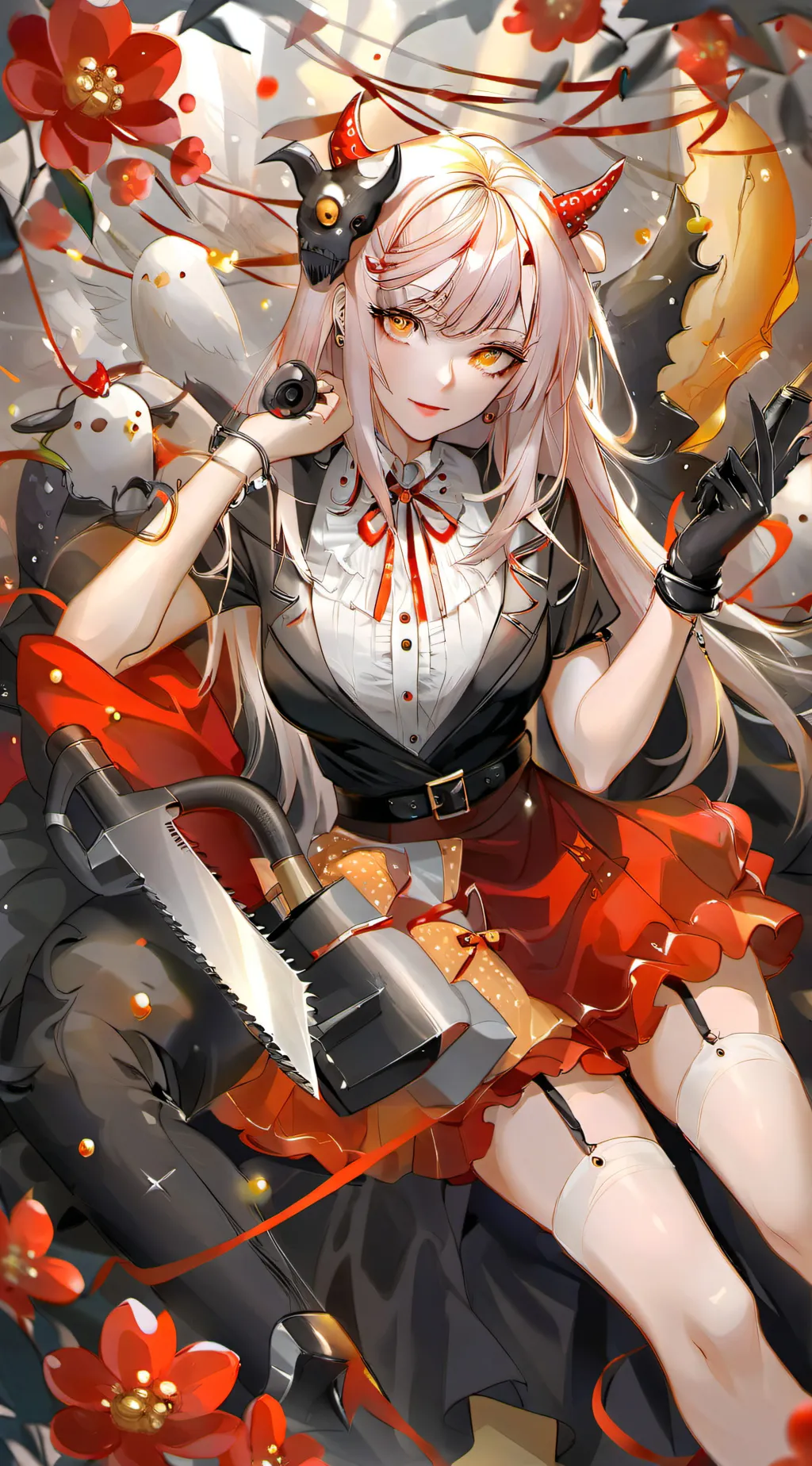 ai character: Chainsaw man background
