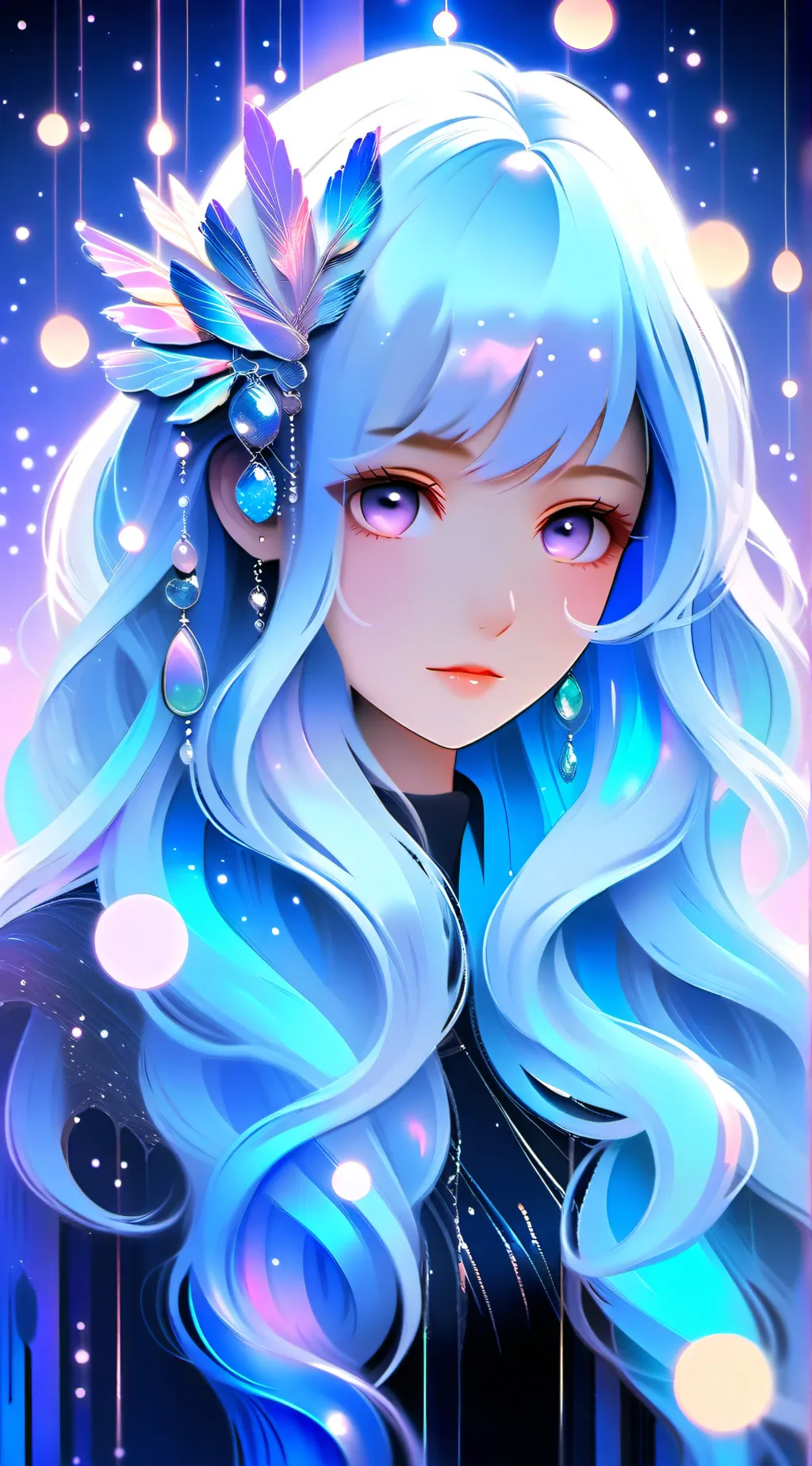 ai character: •~•RIVER💙BLUE•~• background