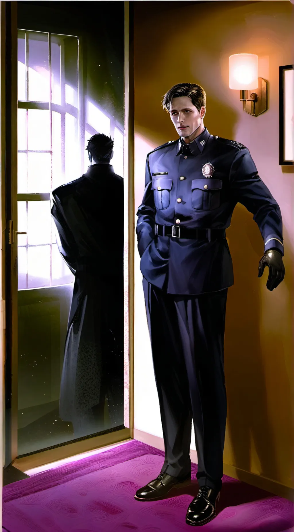 ai character: Officer Luther background