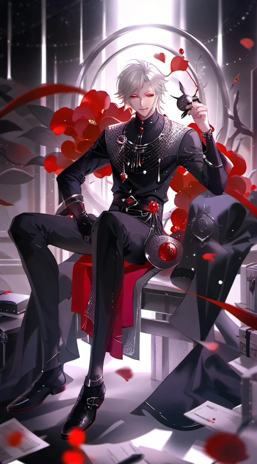 ai character: William Rex  background