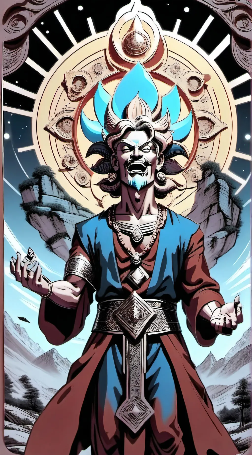 ai character: god background