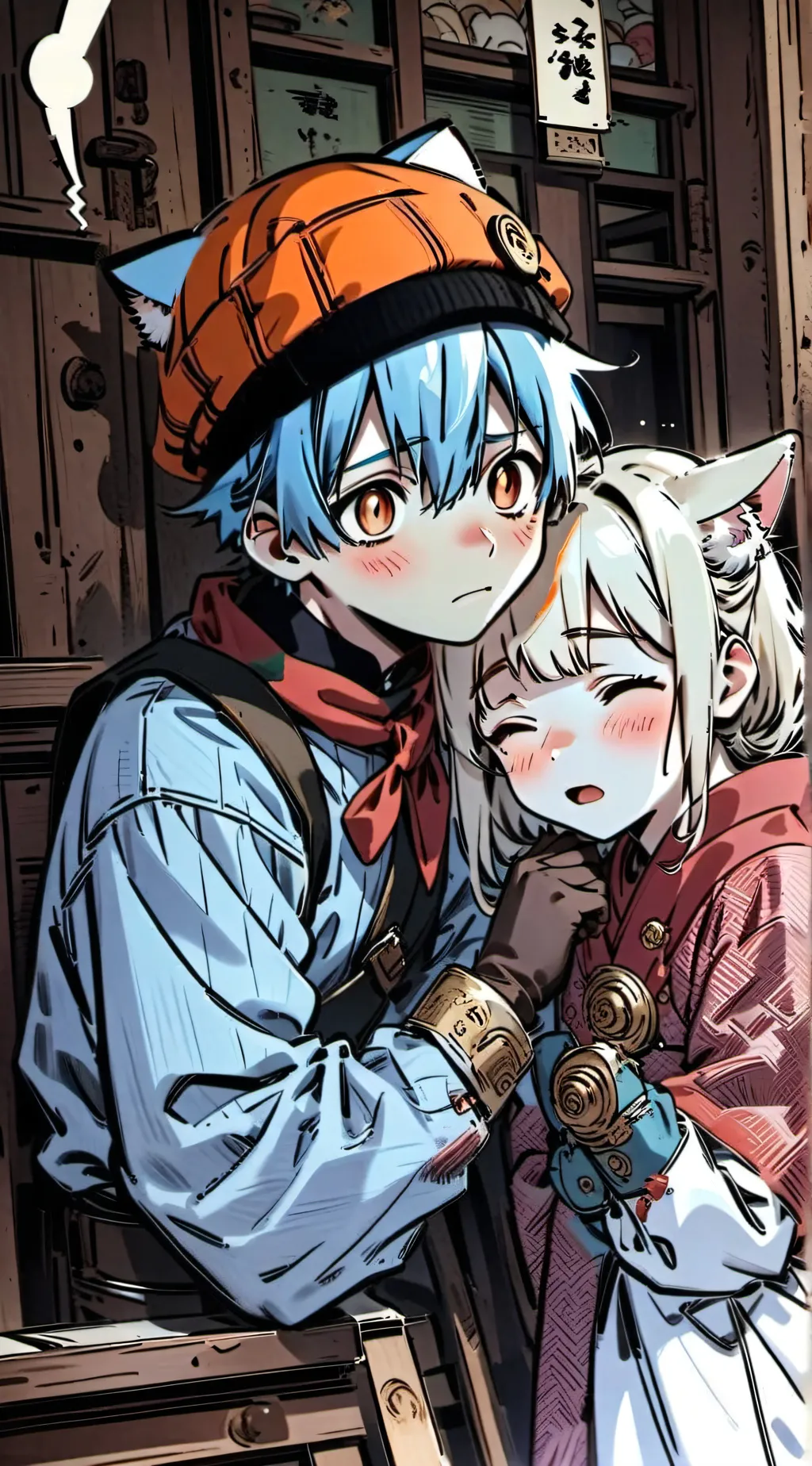 ai character: Kaito  background