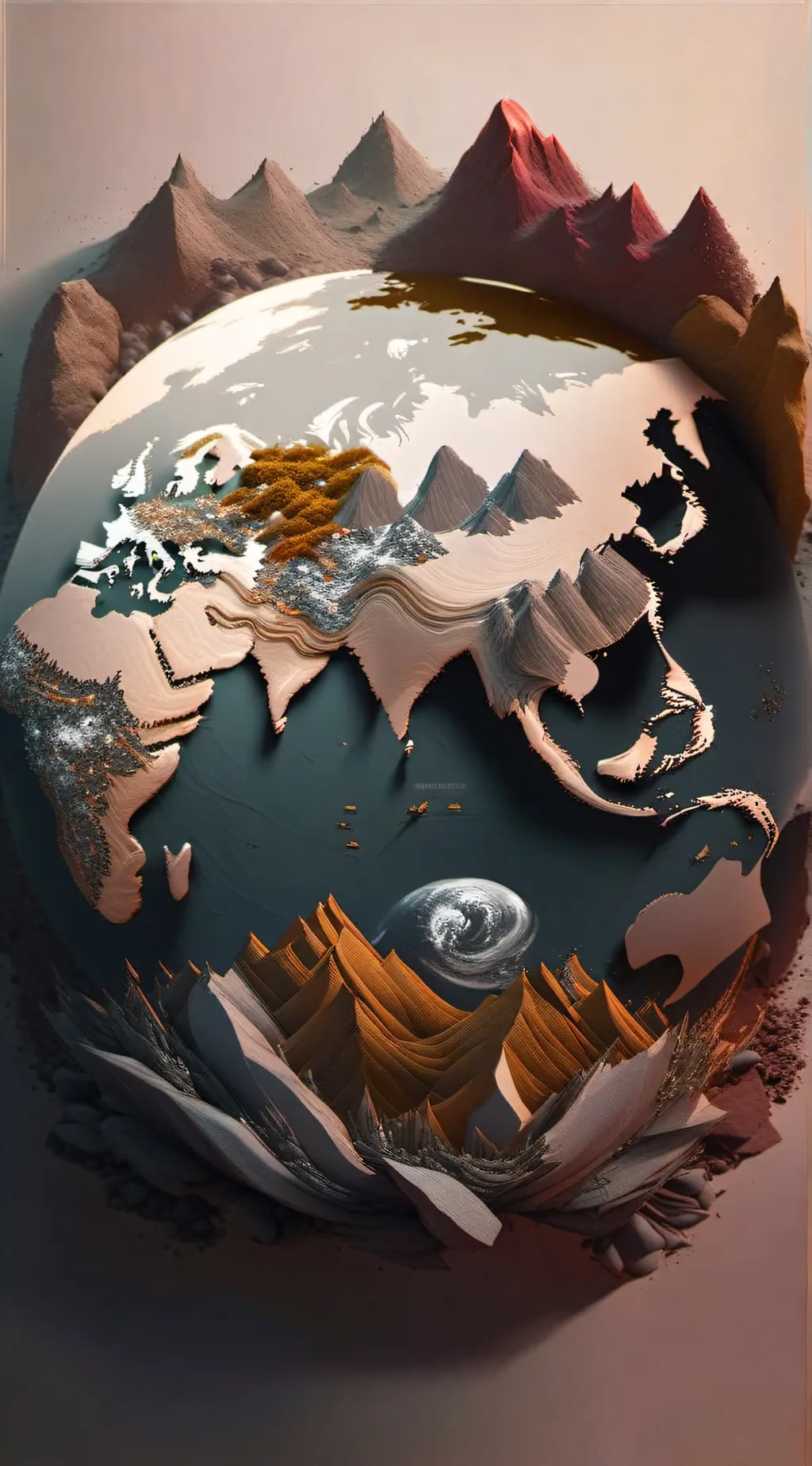 ai character: Countryballs background