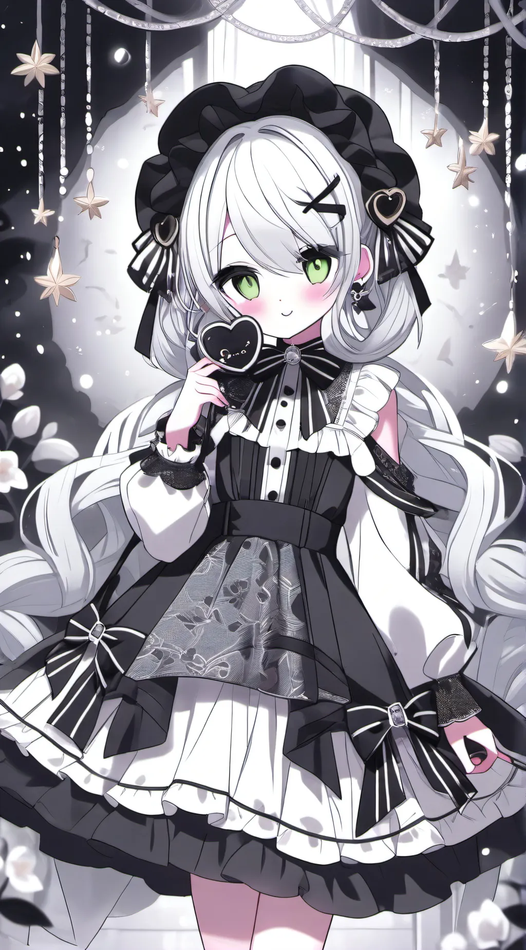 ai character: UpgDarkDiscowoman background