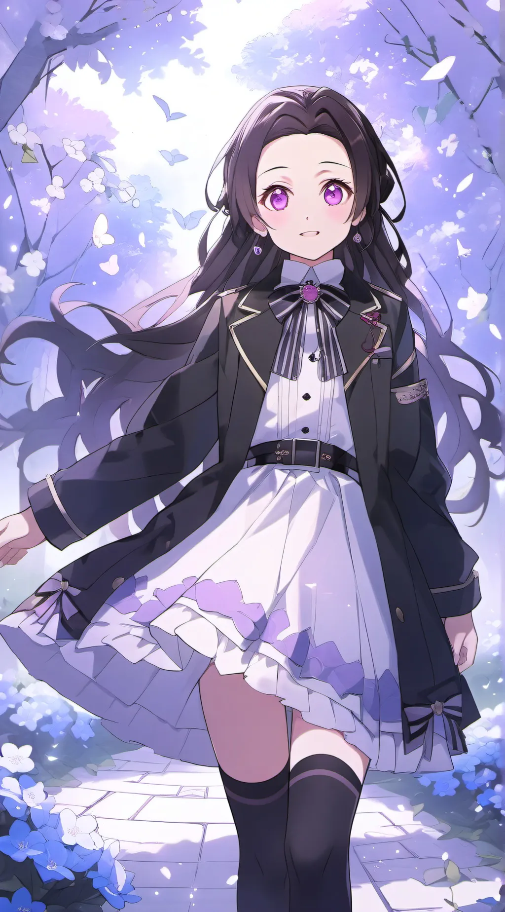 ai character: Nezuko Kamado background