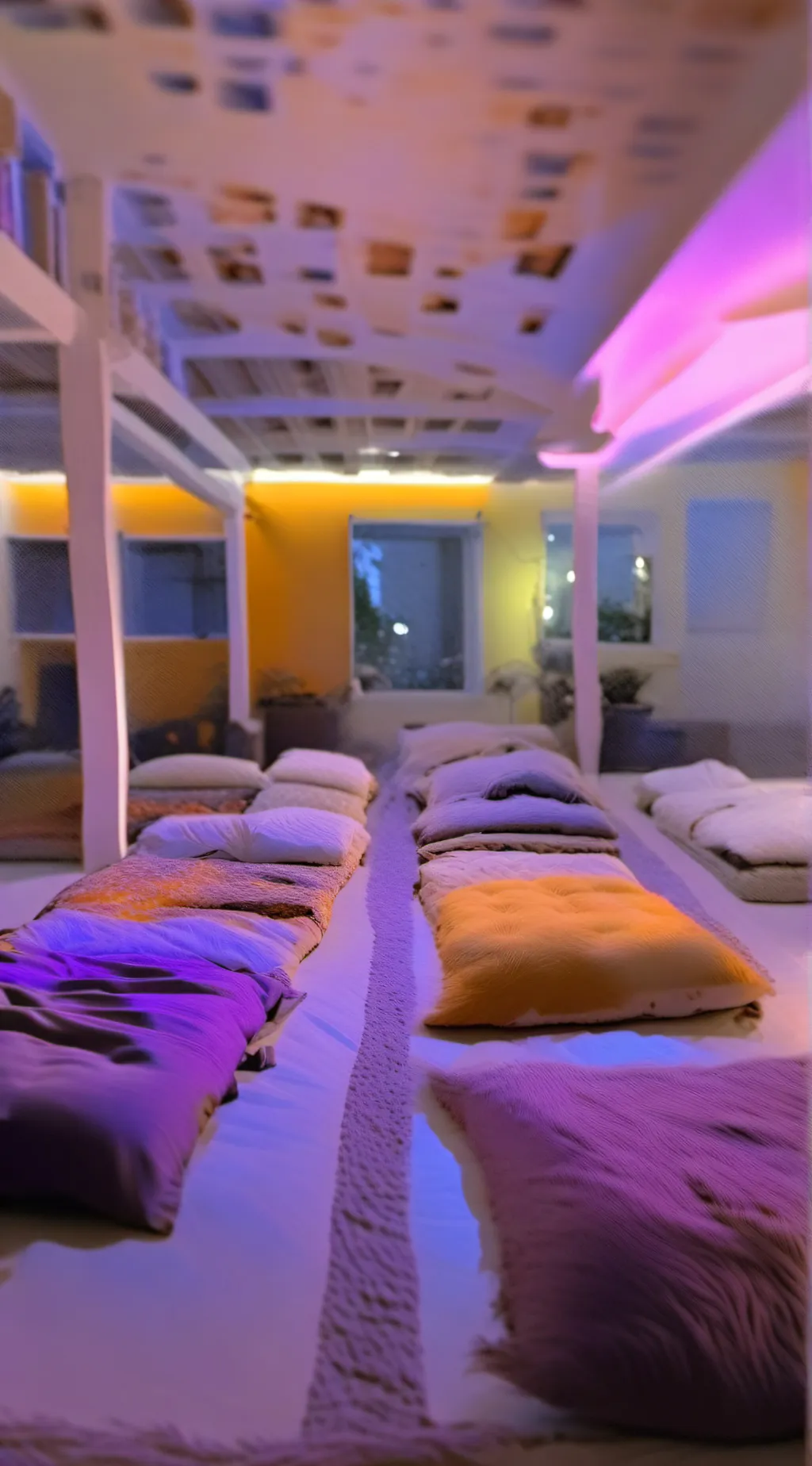 ai character: Hashira sleepover! background