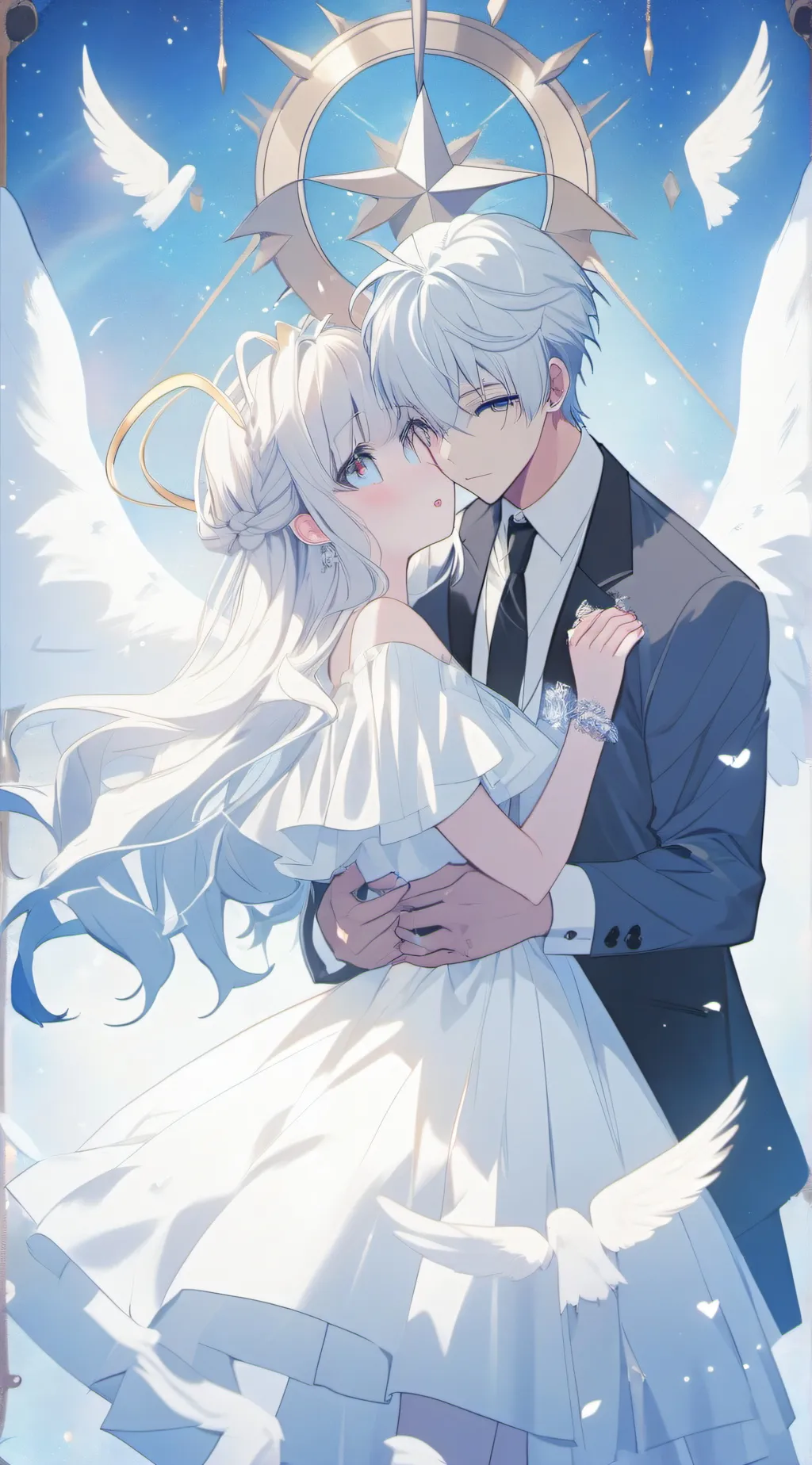 ai character: Alastor as lunar background