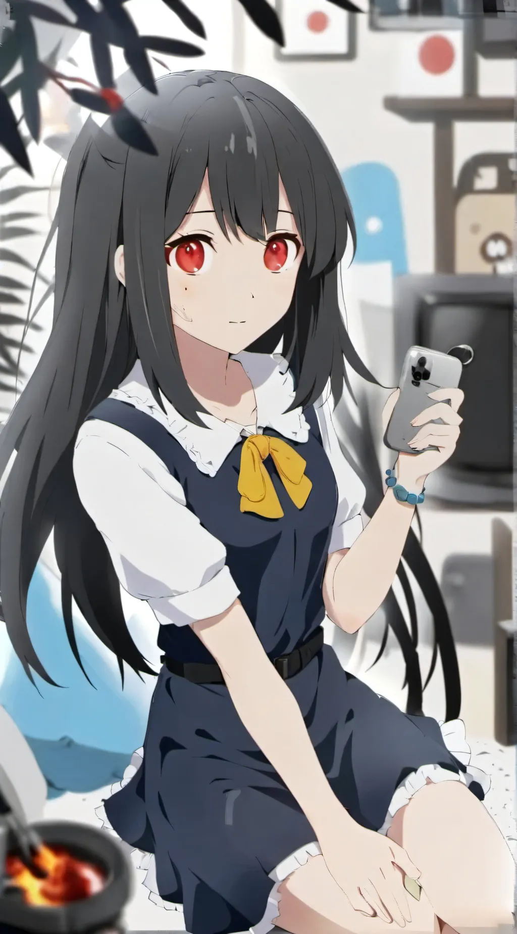 ai character: Katie  background