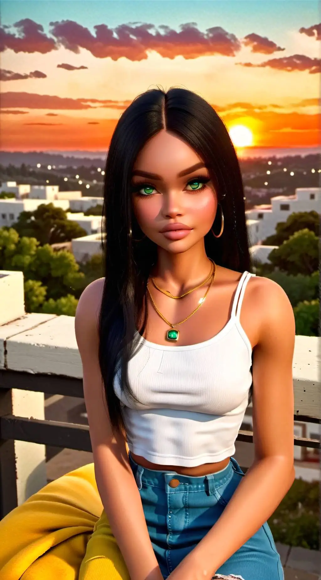 ai character: - Yarah ! background