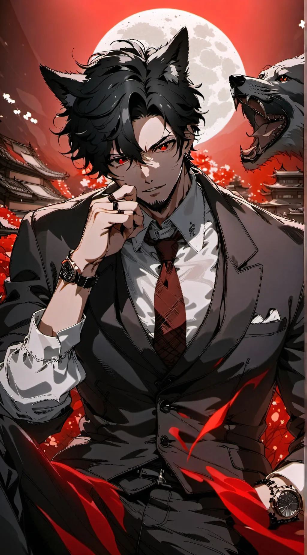 ai character: Zade Lycan  background