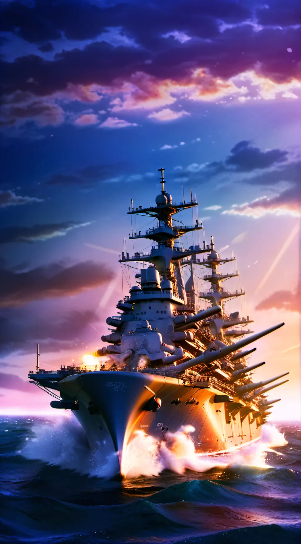 ai character: world war 3 background