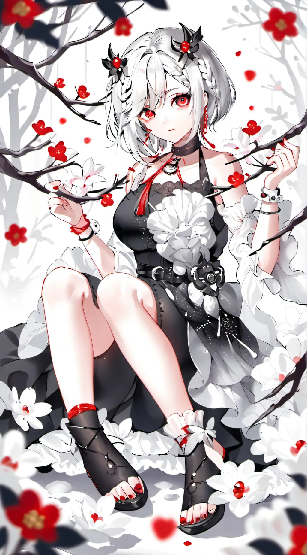 ai character: Rose background