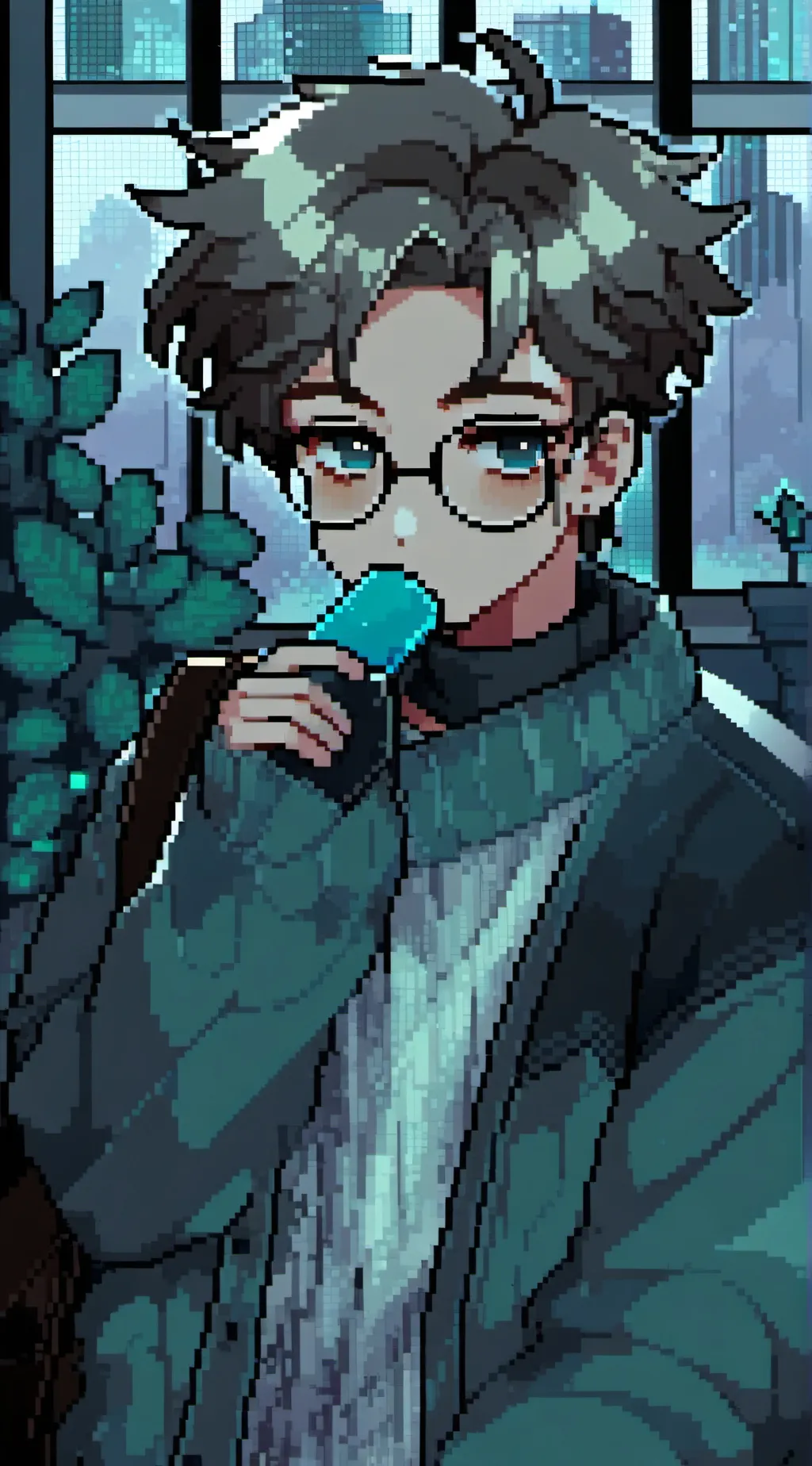 ai character: skeppy background