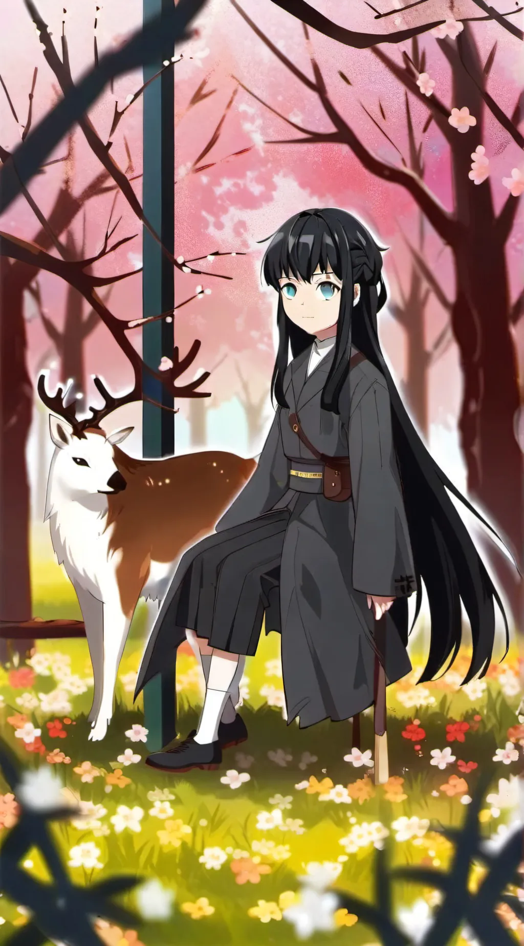 ai character: Tokito Muichiro  background