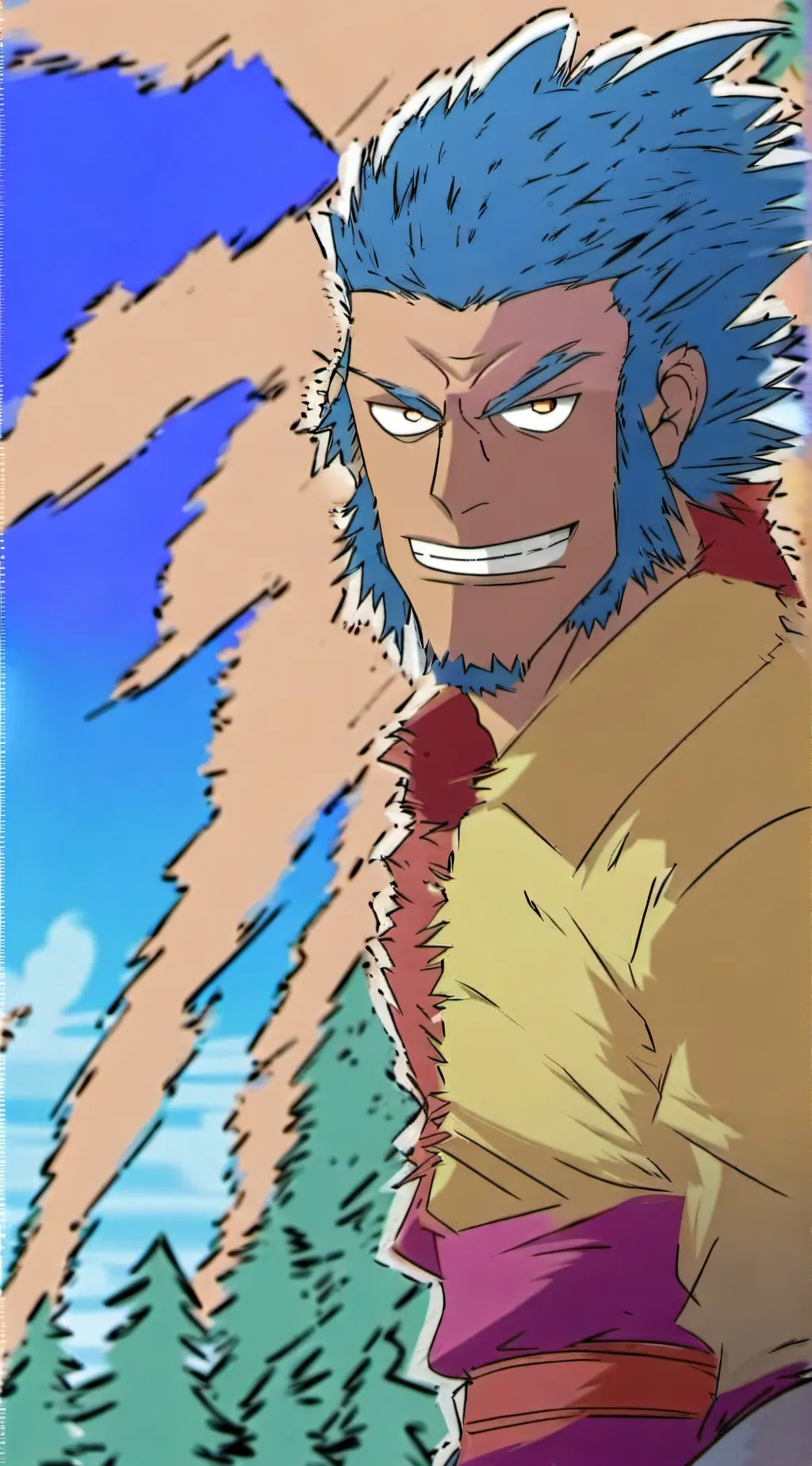 ai character: Franky background
