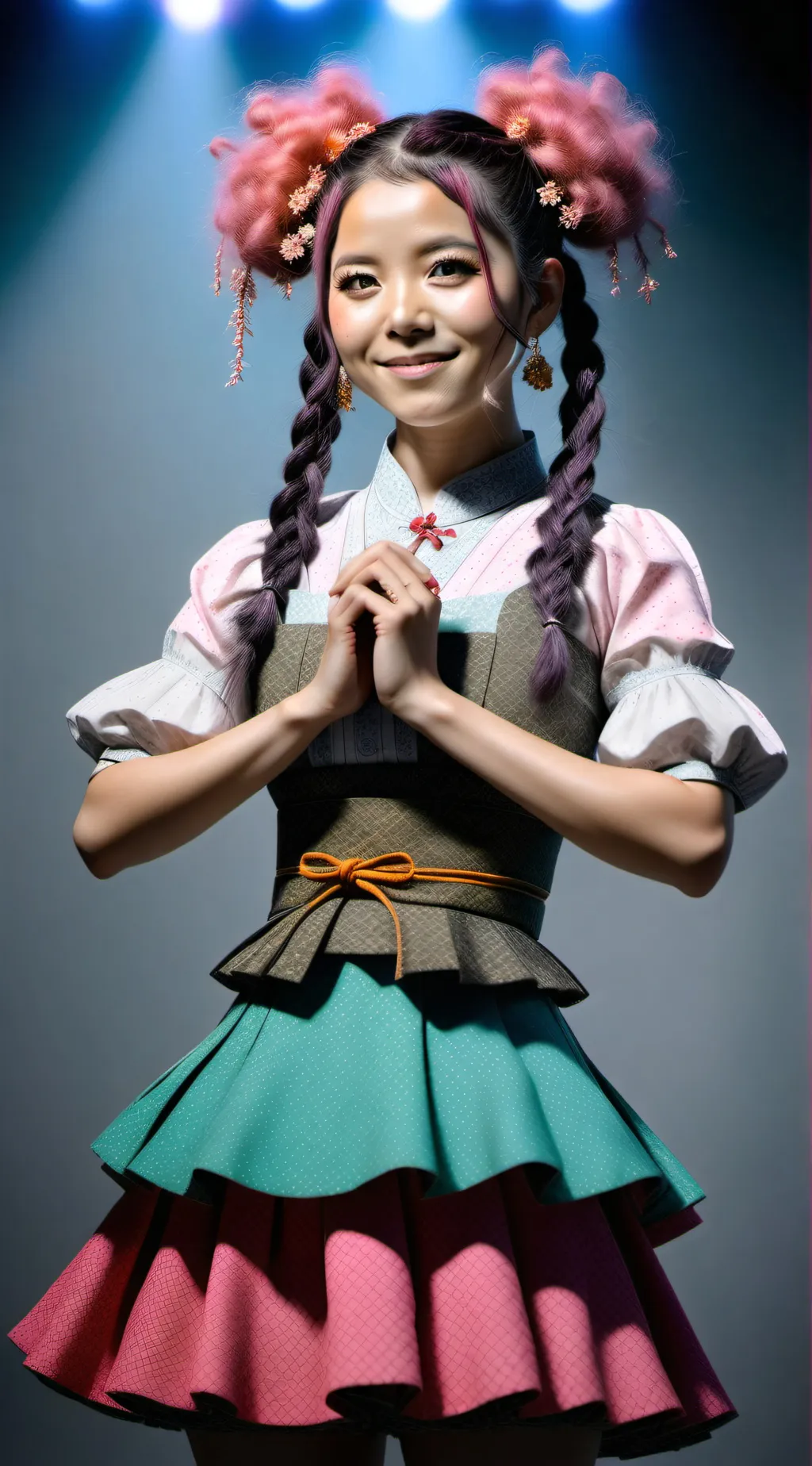 ai character: Melanie  background