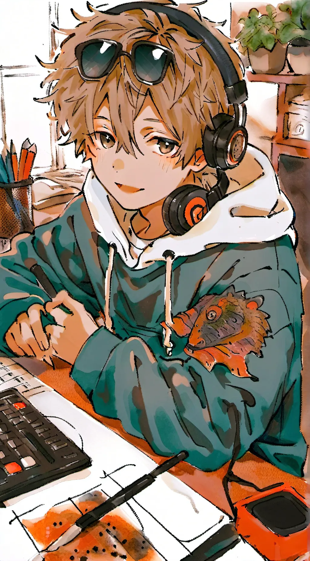 ai character: Alex background