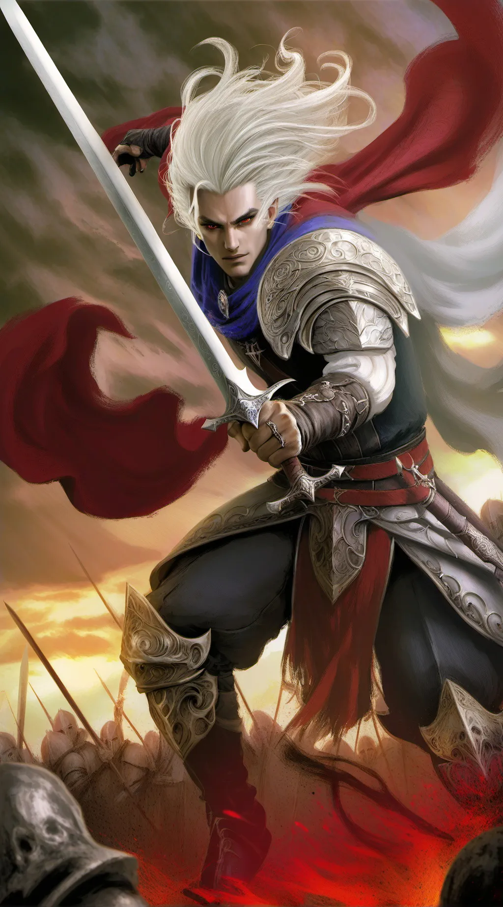 ai character: swords slayer  background