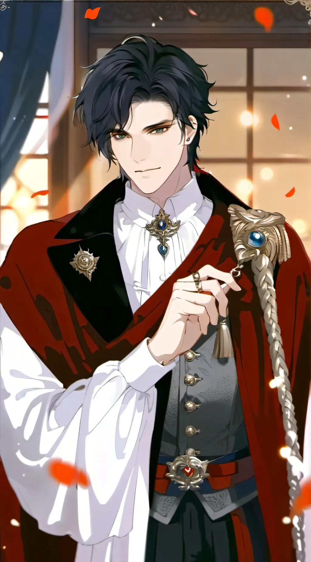 ai character: King Tiberius background