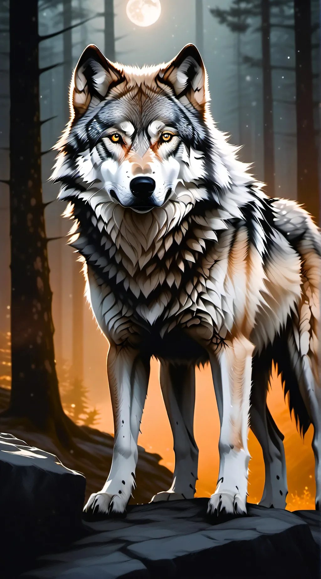 ai character: Nightshade background