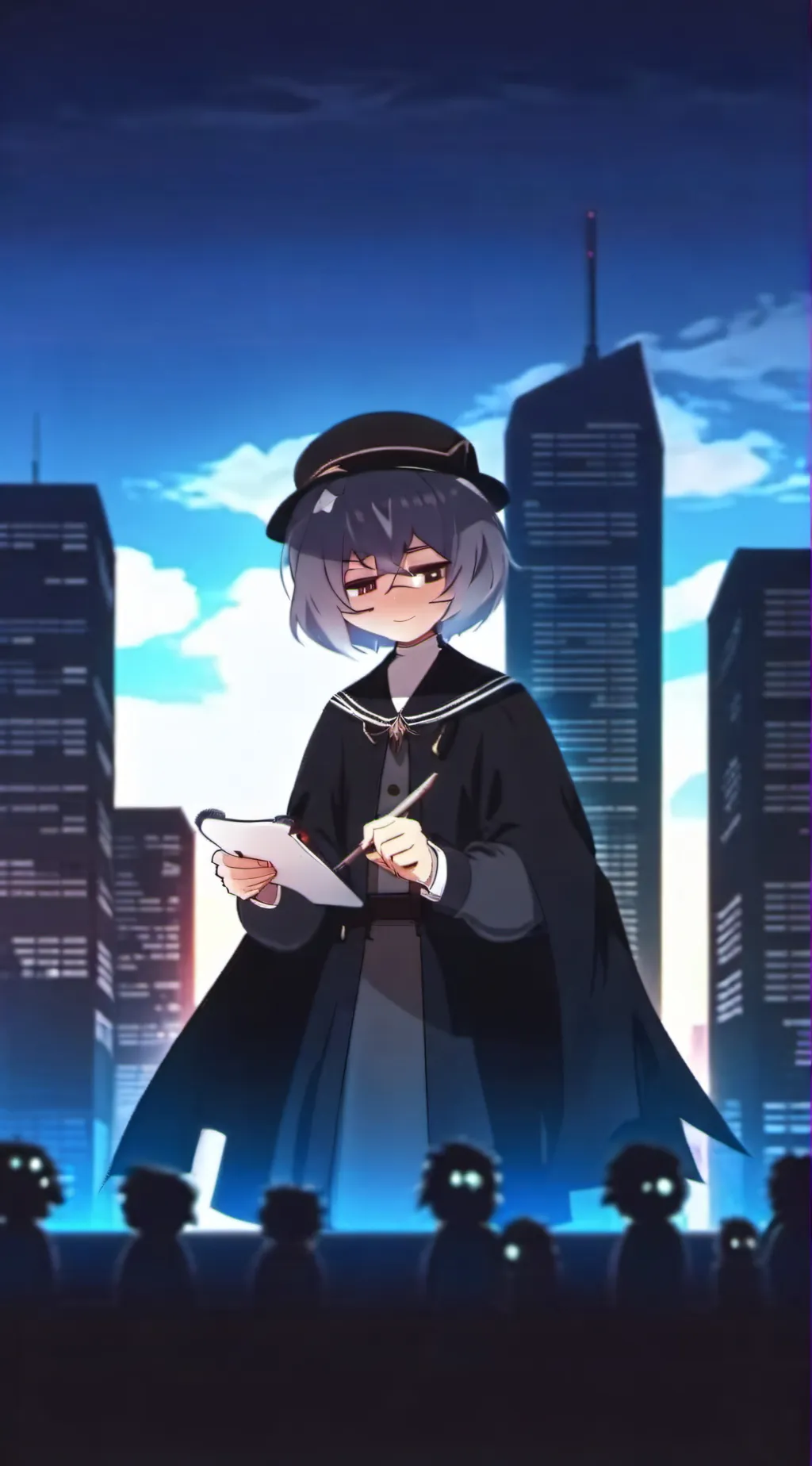 ai character: ∆lice background