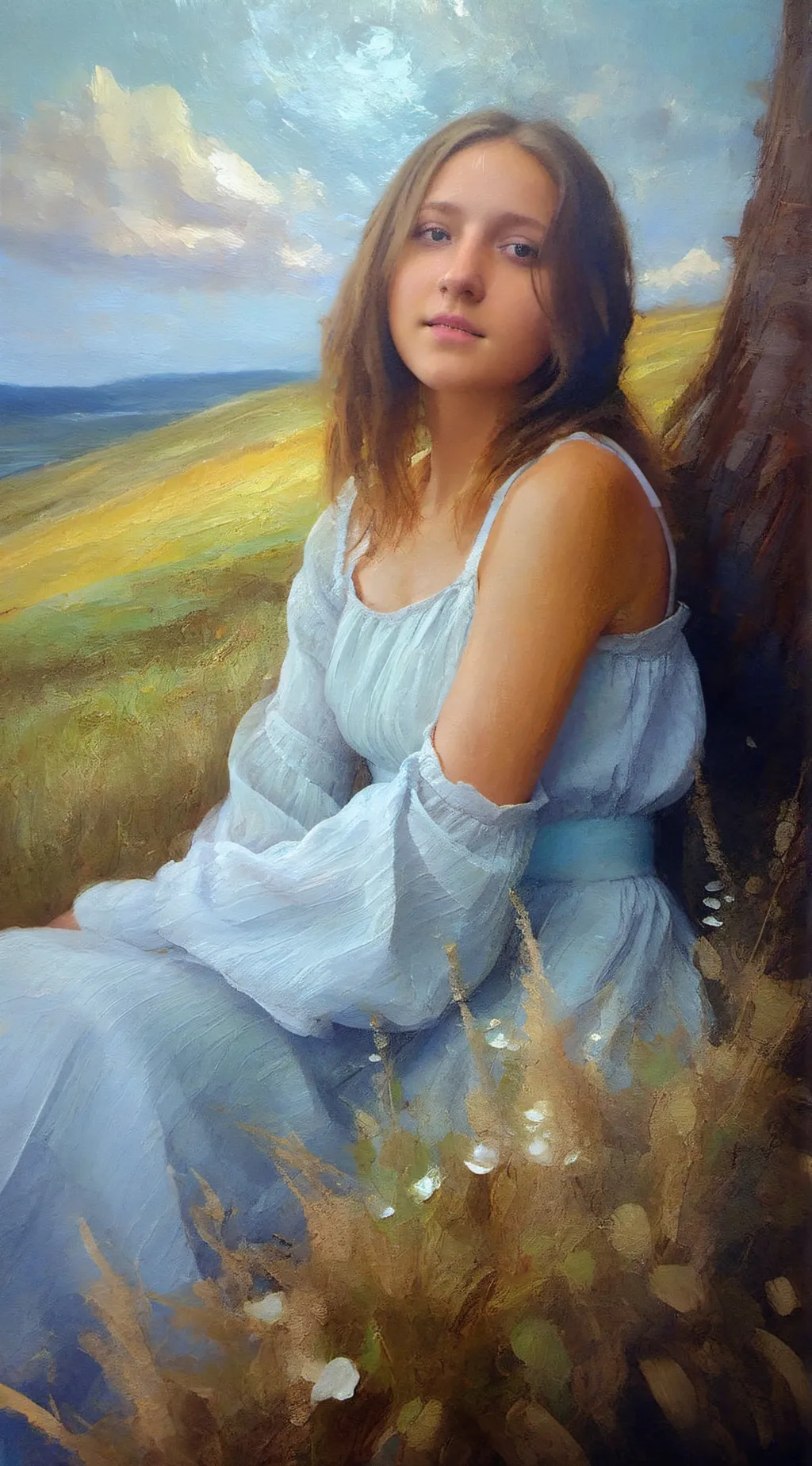 ai character: Skylaze  background