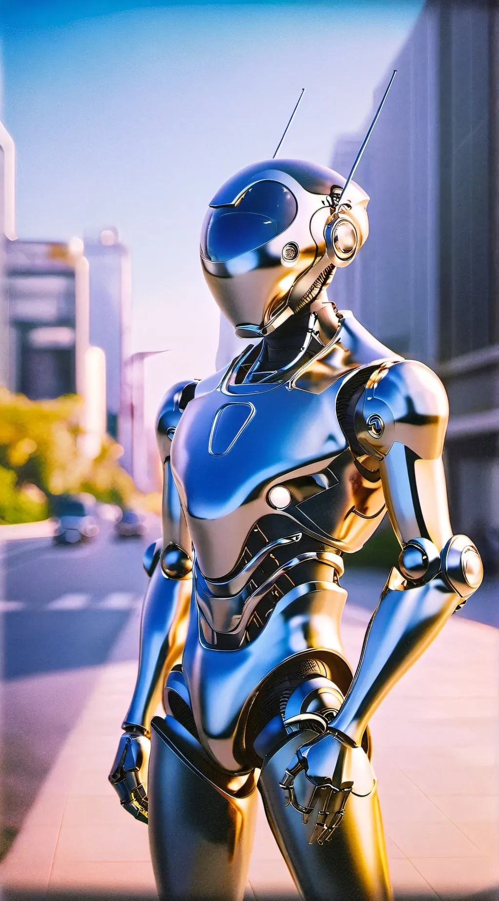 ai character: Murder drones  background