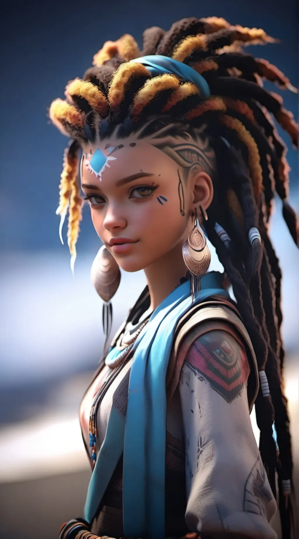 ai character: Zuri background