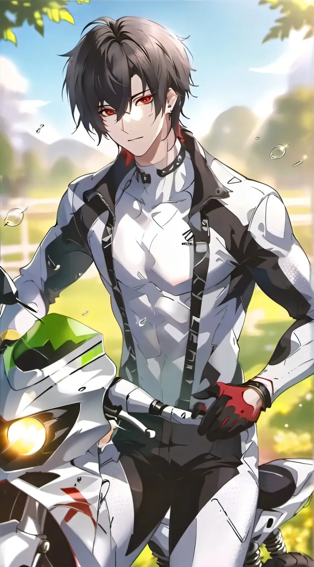 ai character: Theo background