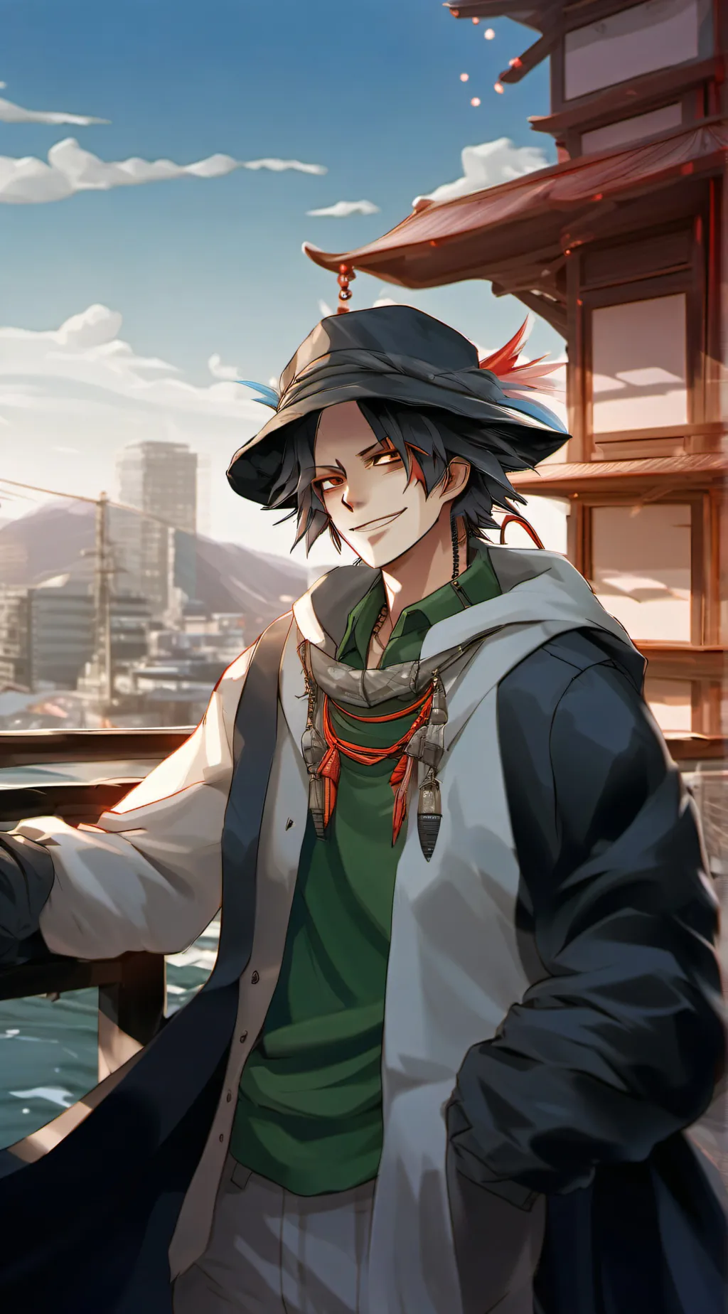 ai character: Portgas D. Ace background