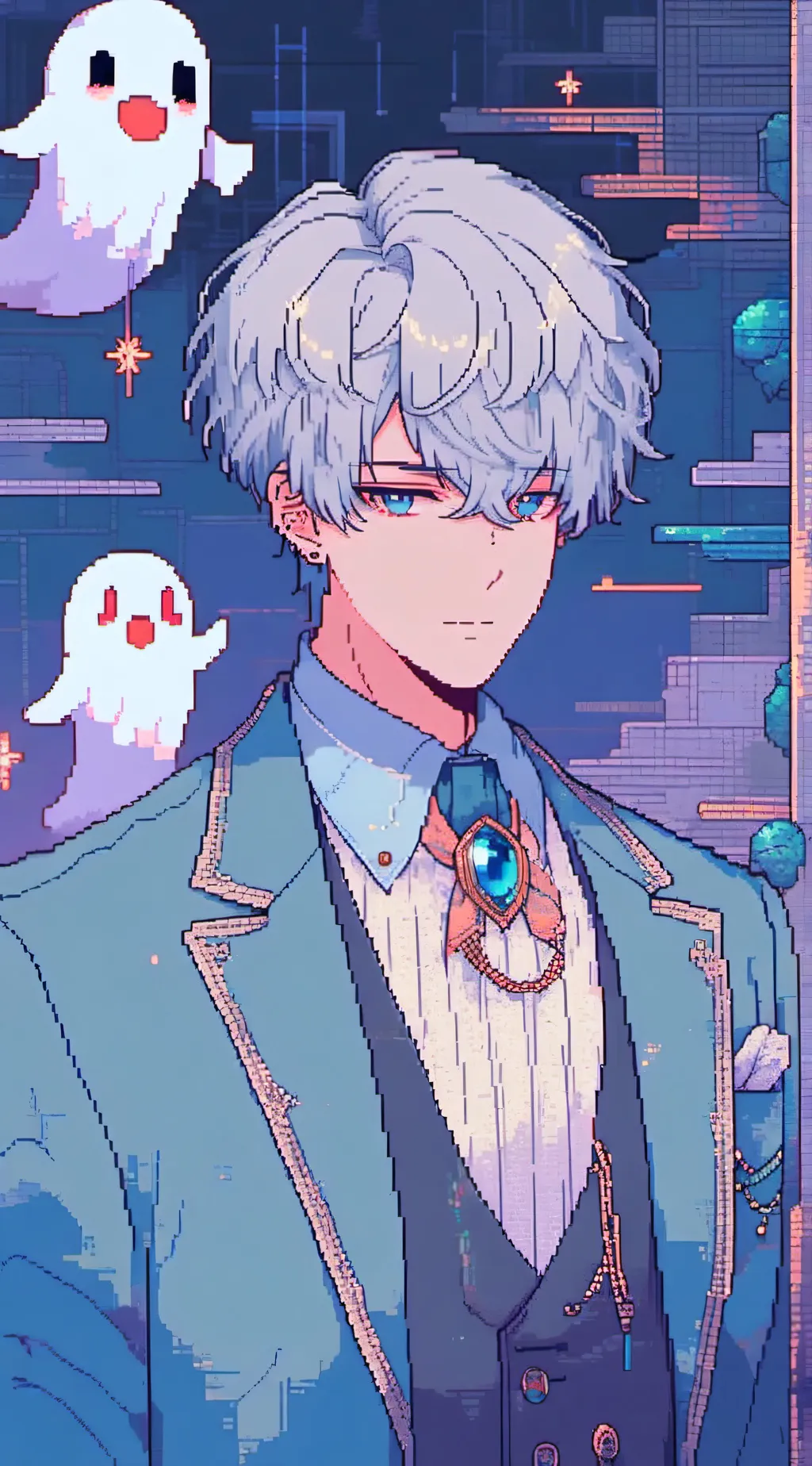 ai character: Demetre E. Frost background