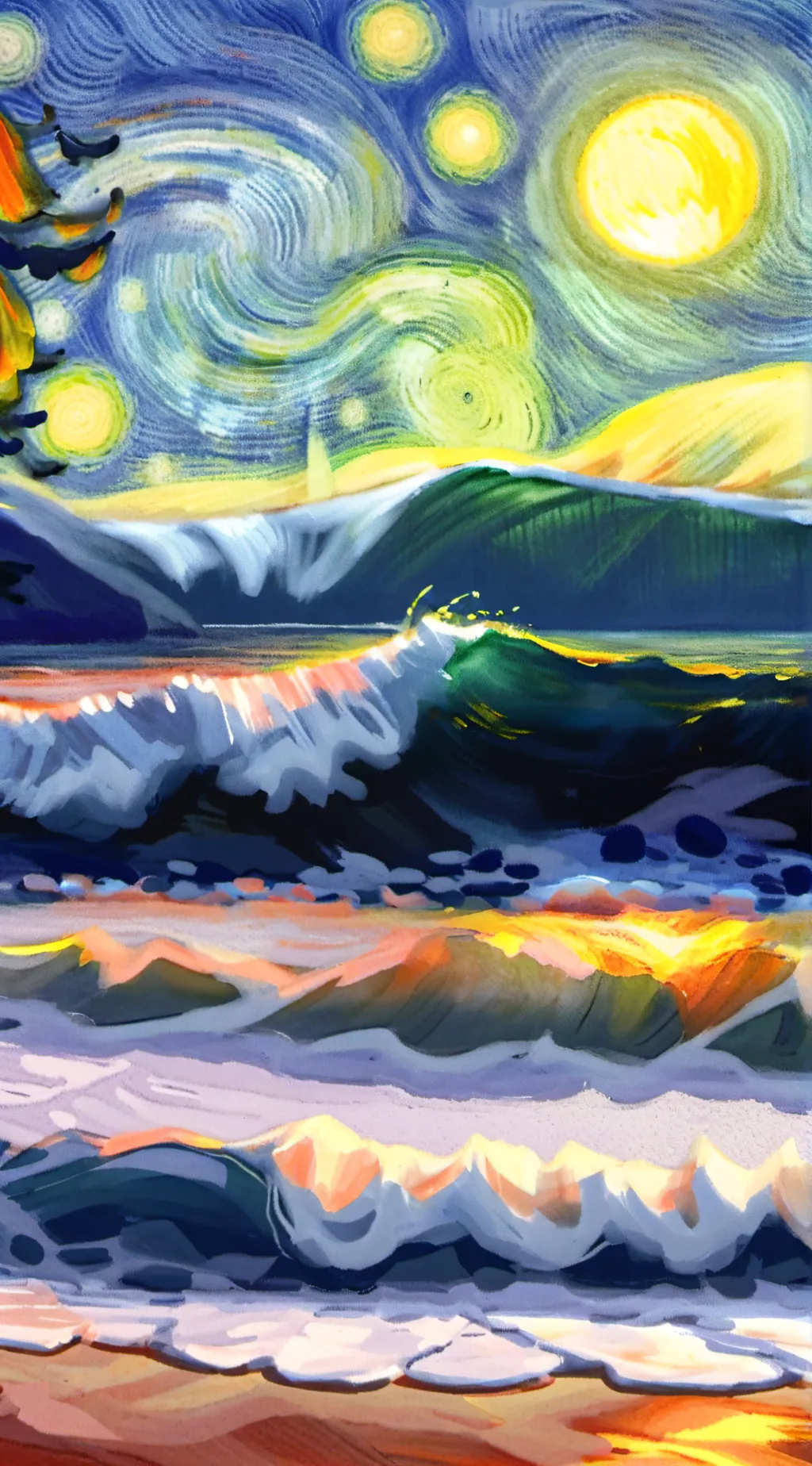 ai character: Inside out 2 background