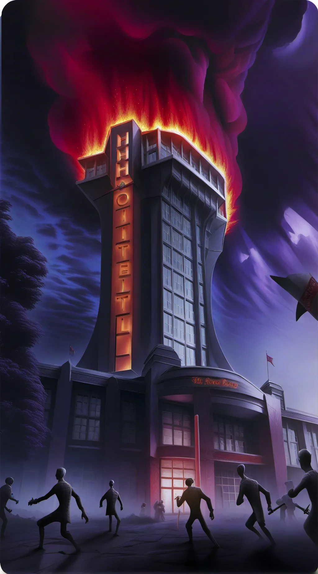 ai character: Extermination Day background