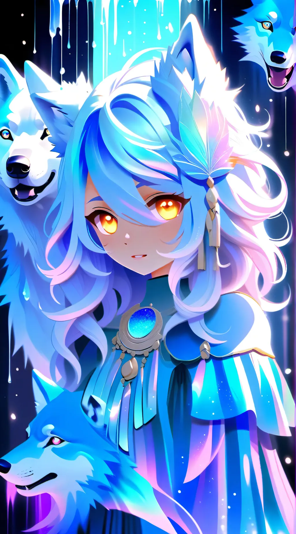 ai character: luna background
