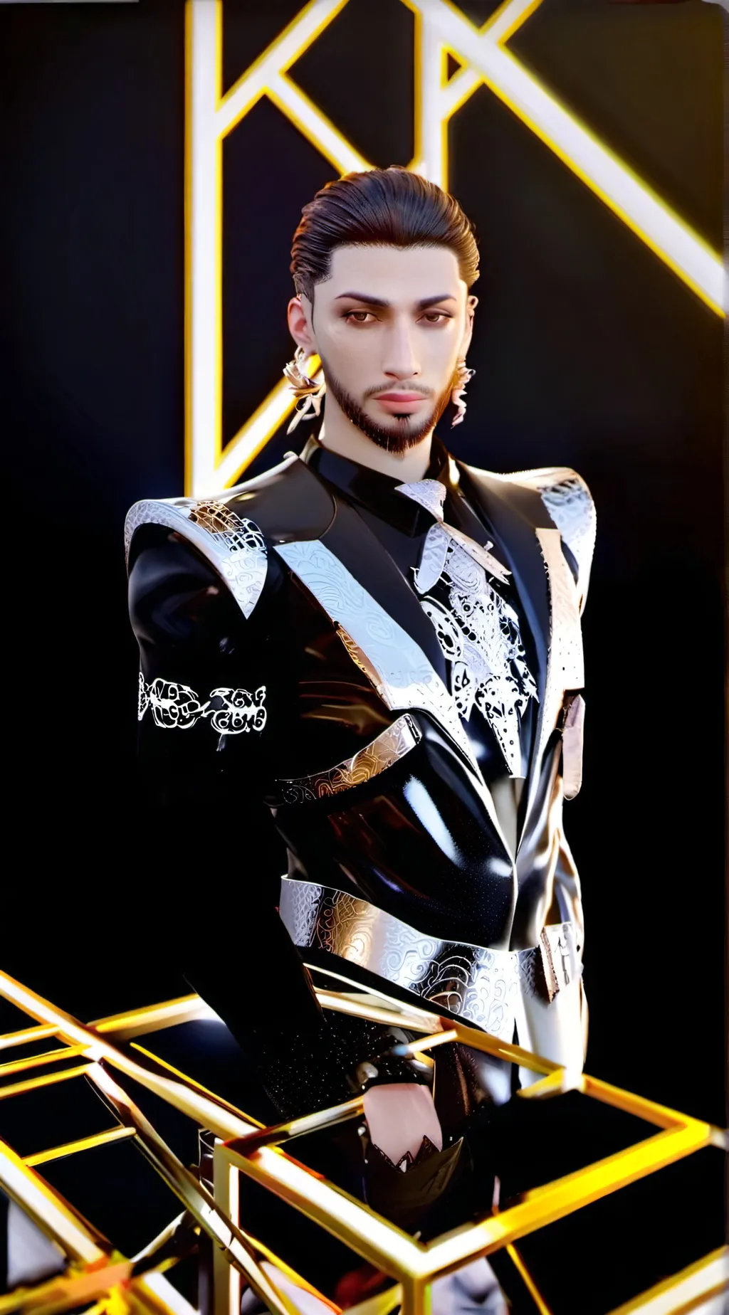 ai character: gay guy background