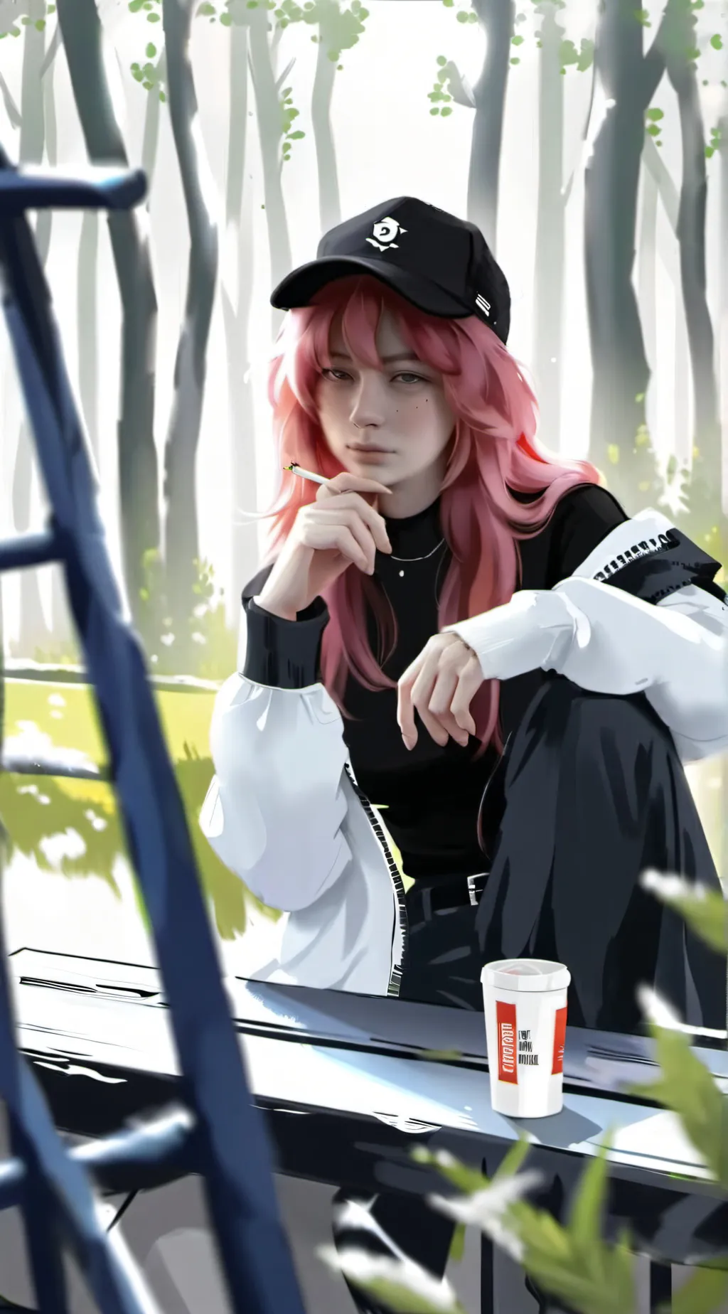 ai character: amy background