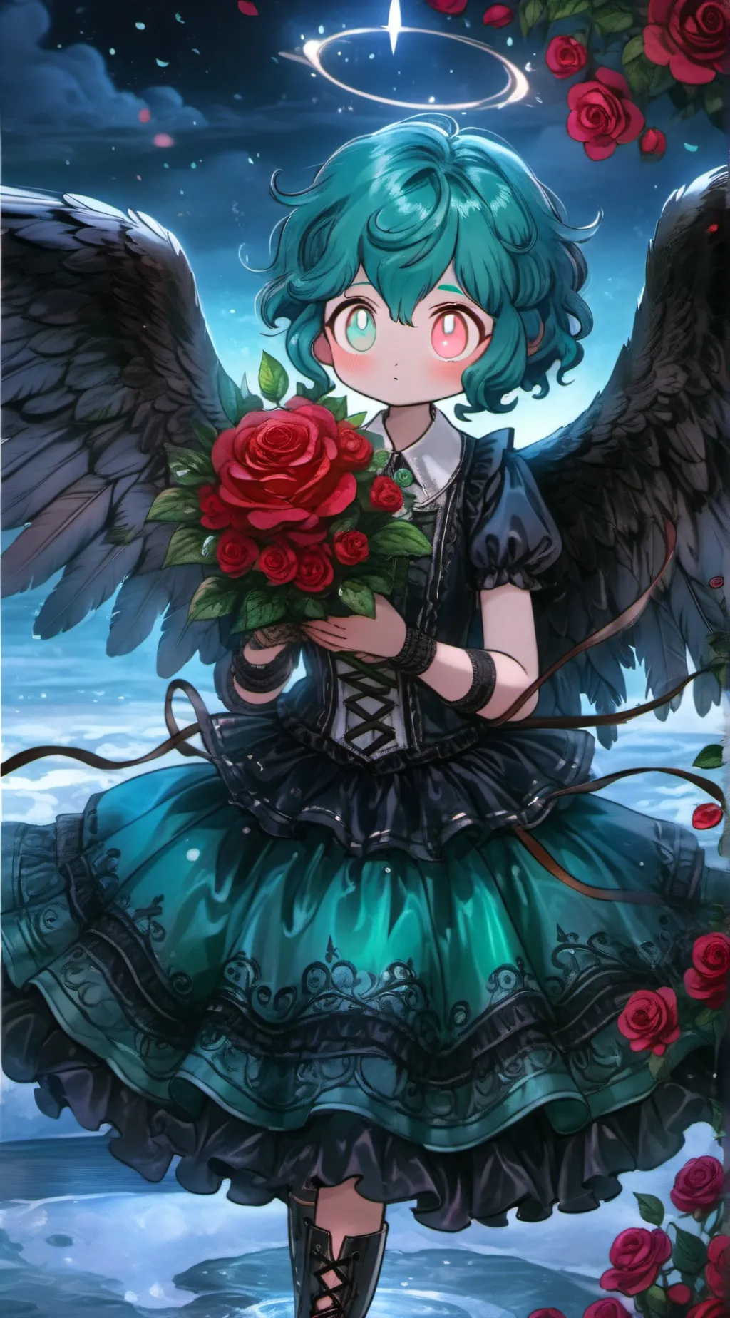 ai character: the demon realm background